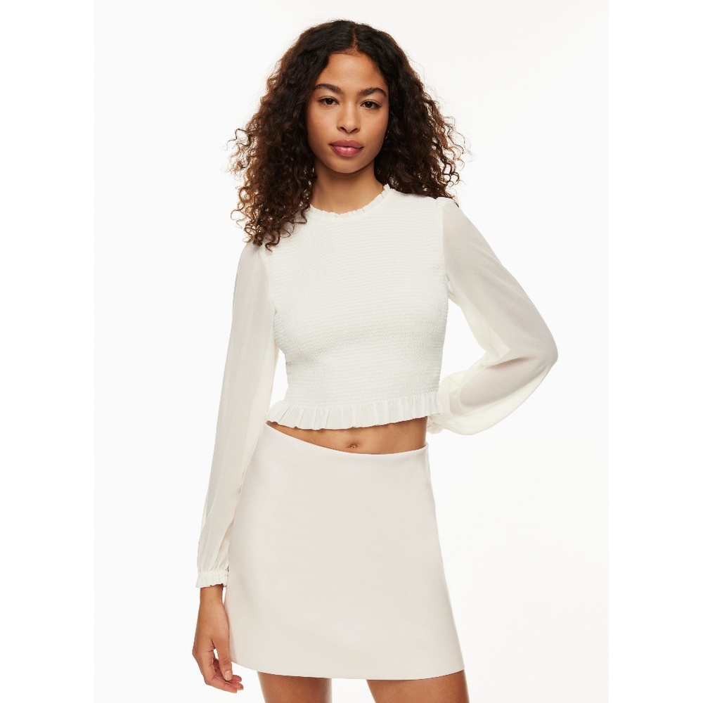 ARITZIA Wilfred Tempest Blouse in Ivory - Petite Small, NWT ($128 Retail)